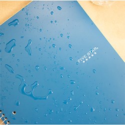 Five Star Notebook with water drops